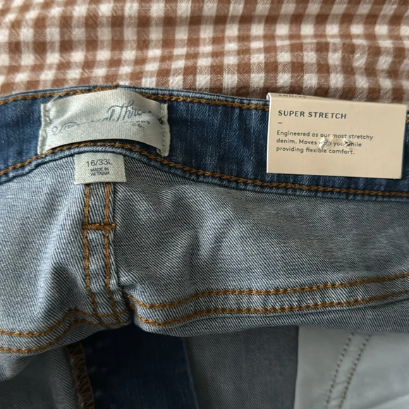 Universal Thread | High-Rise Skinny | frayed hem jeans | size 16/33L - Picture 7 of 8